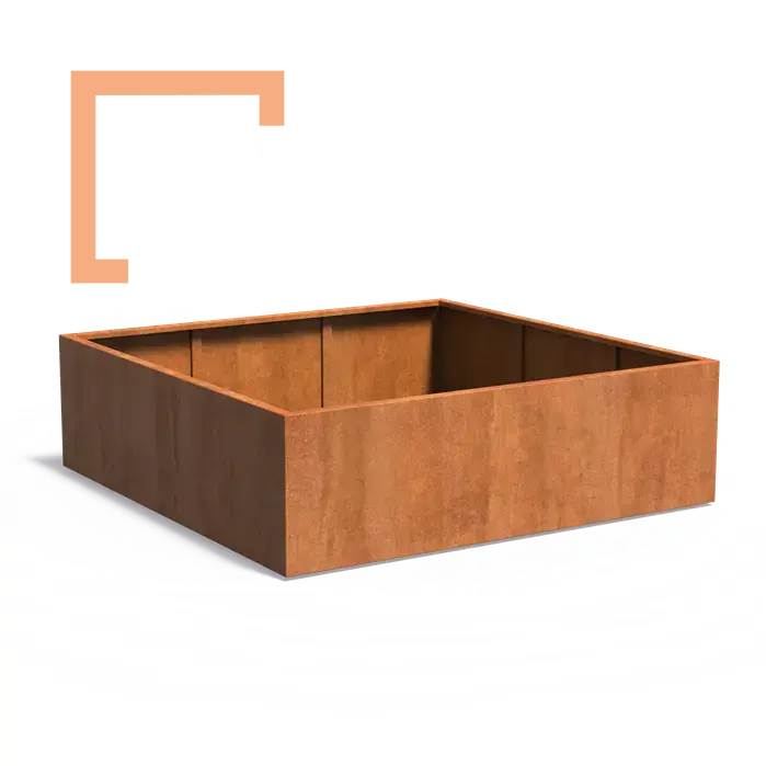 Cortenový květináč Carrez