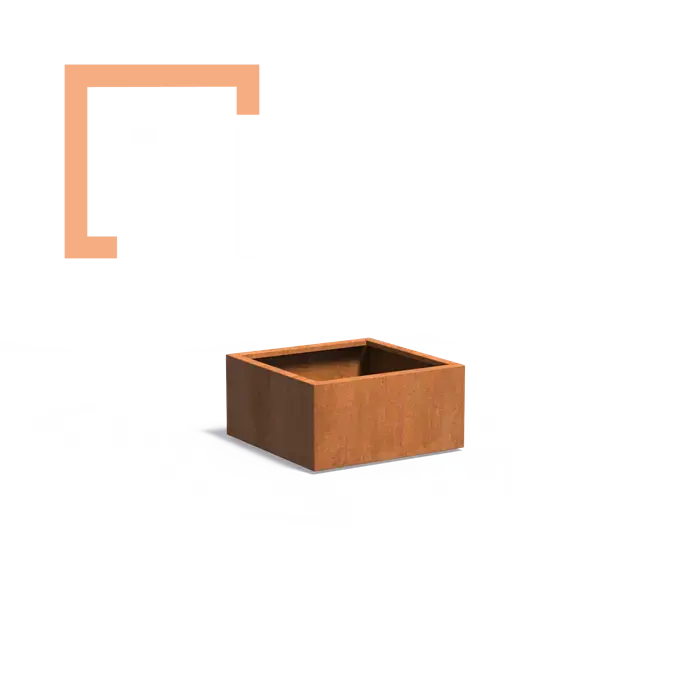 Cortenový květináč Carrez