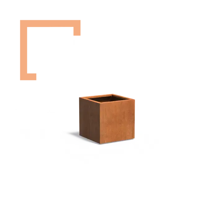 Cortenový květináč Carrez