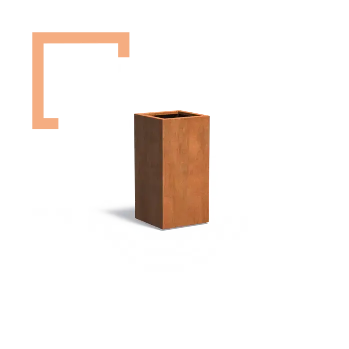 Cortenový květináč Carrez