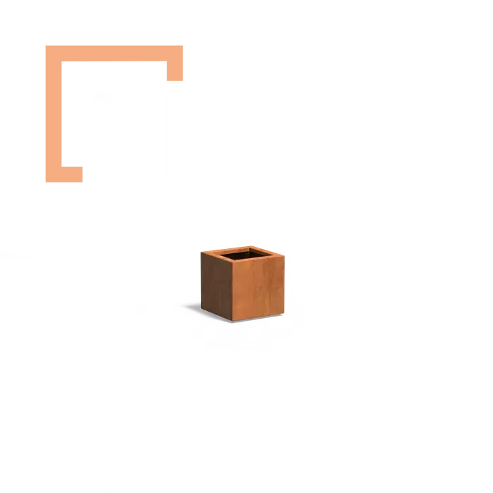 Cortenový květináč Carrez