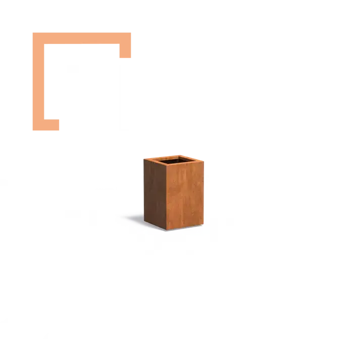 Cortenový květináč Carrez