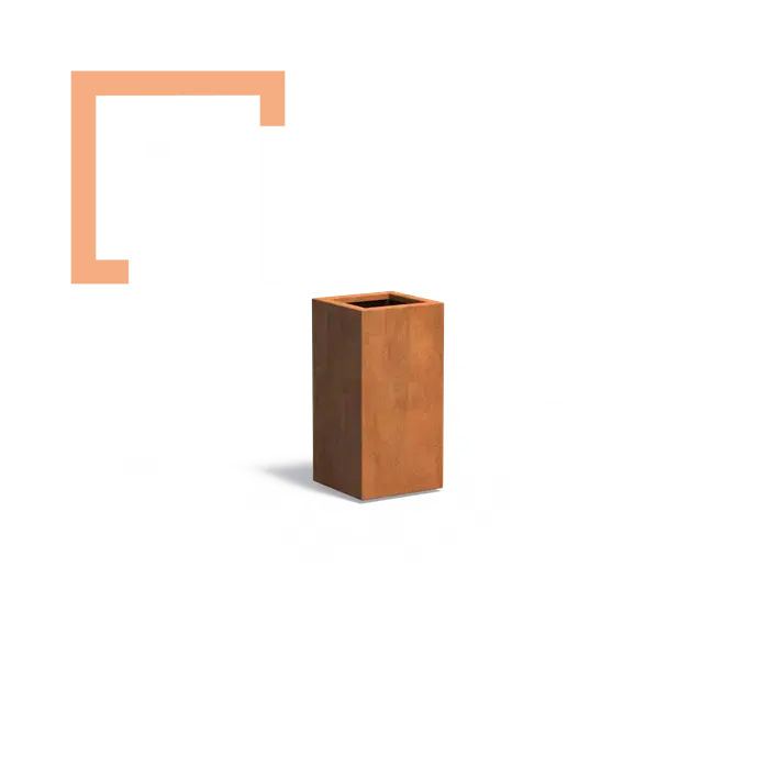 Cortenový květináč Carrez