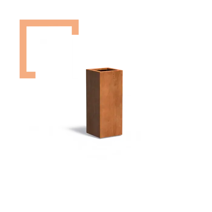 Cortenový květináč Carrez