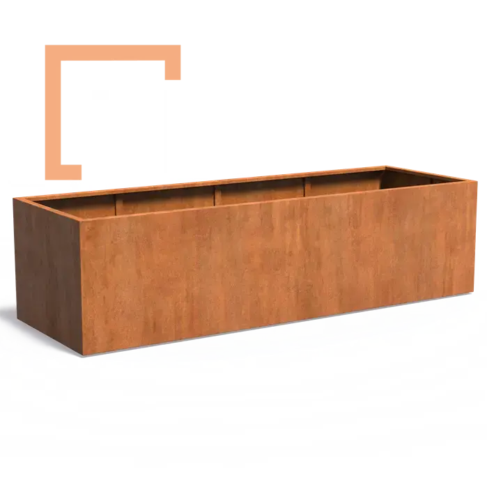 Cortenový květináč Carrez