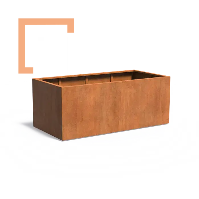 Cortenový květináč Carrez