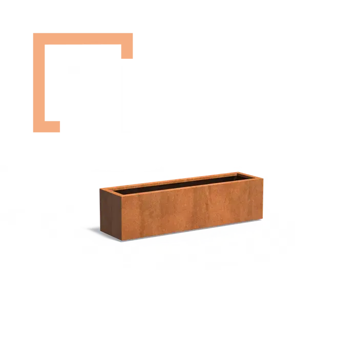 Cortenový květináč Carrez