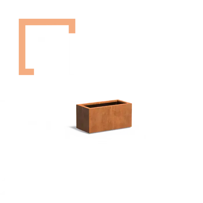 Cortenový květináč Carrez