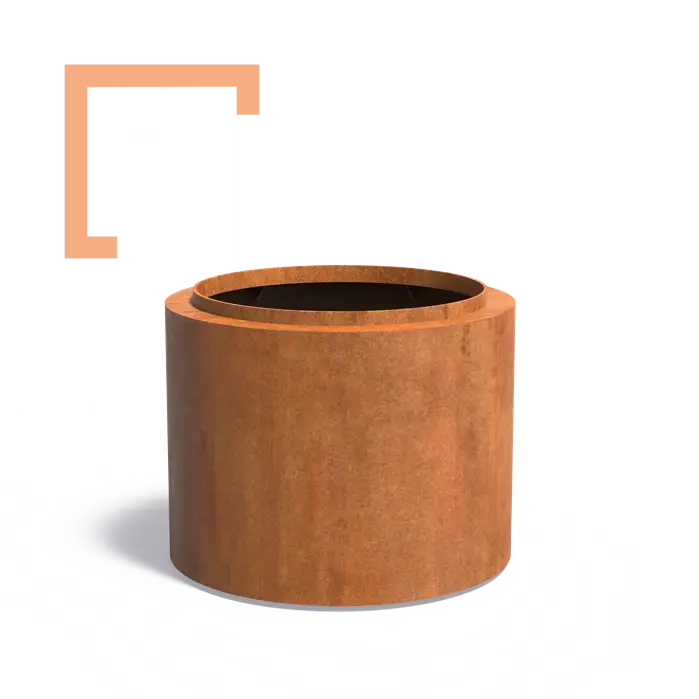 Cortenový květináč Topic