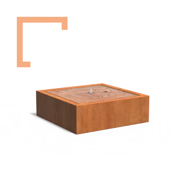Cortenová fontána Table