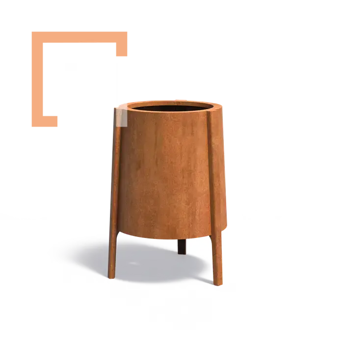 Cortenový květináč Botan