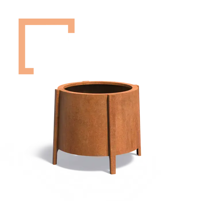 Cortenový květináč Botan