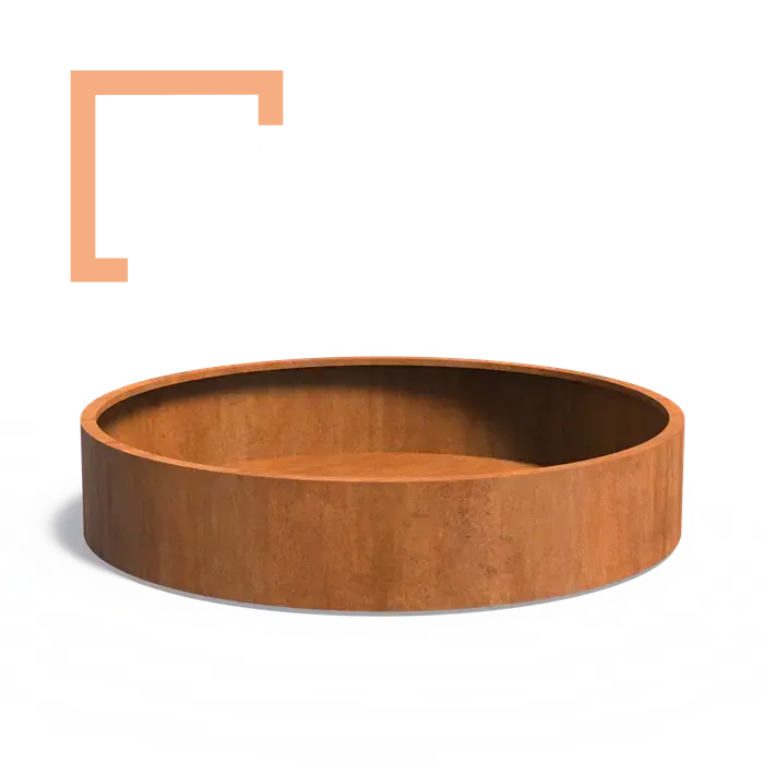 Cortenový květináč Circum