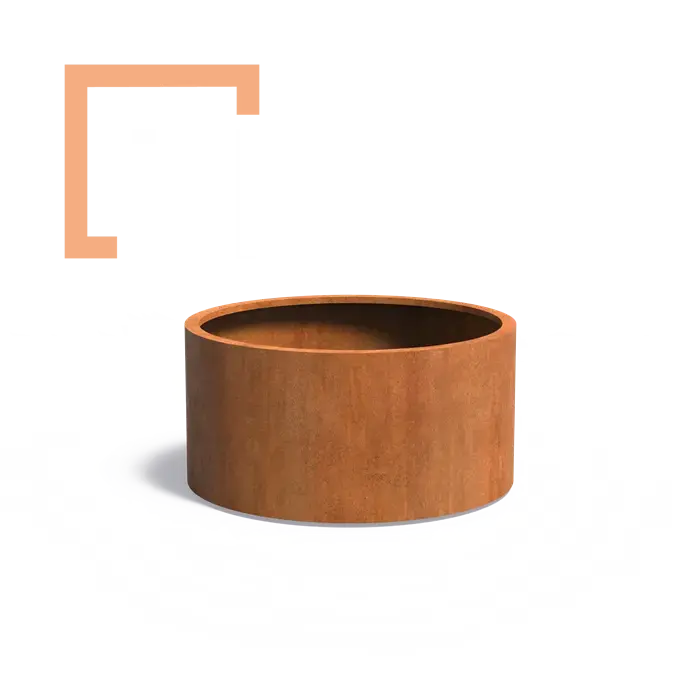 Cortenový květináč Circum