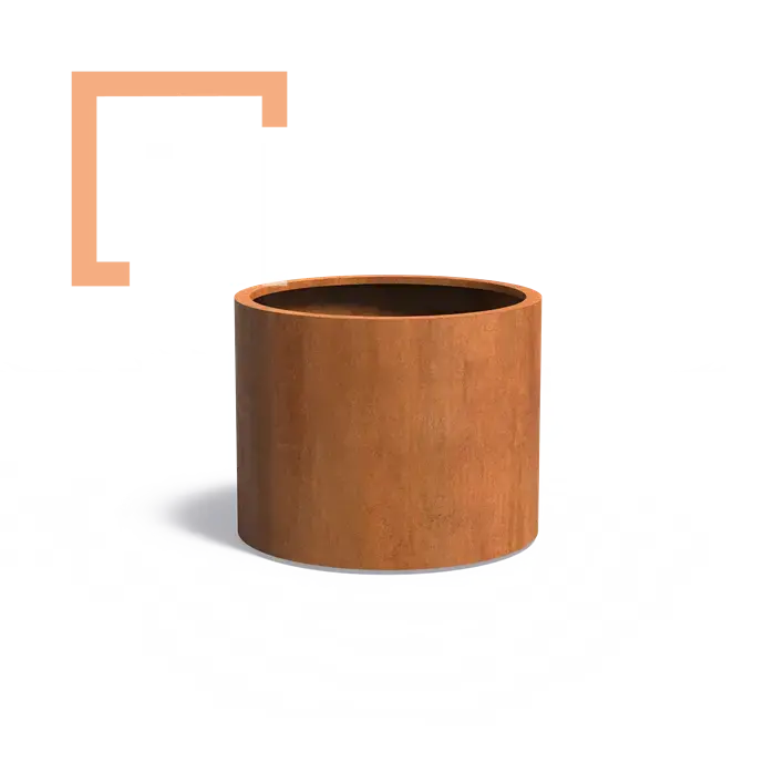 Cortenový květináč Circum