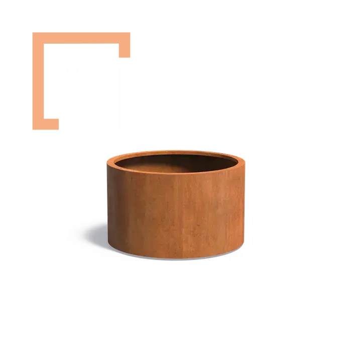 Cortenový květináč Circum