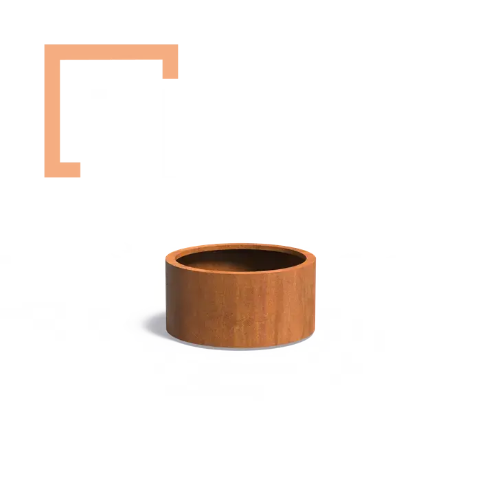 Cortenový květináč Circum