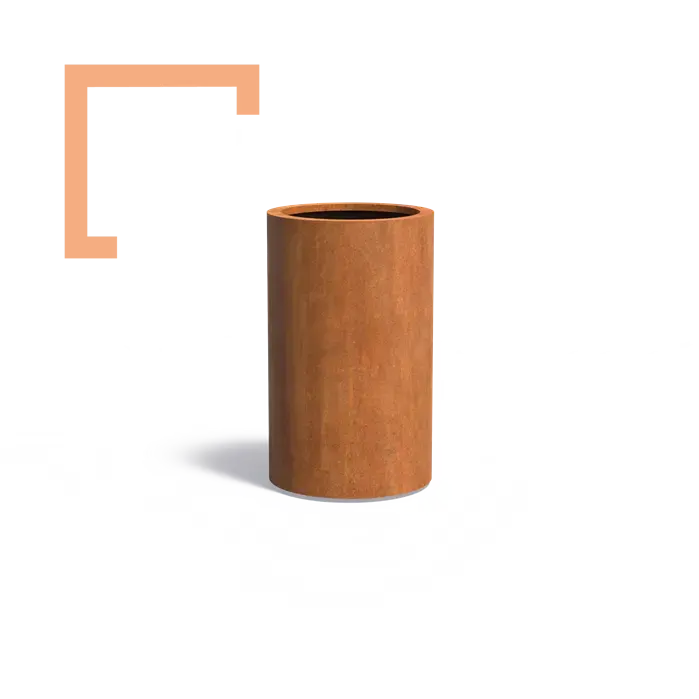 Cortenový květináč Circum