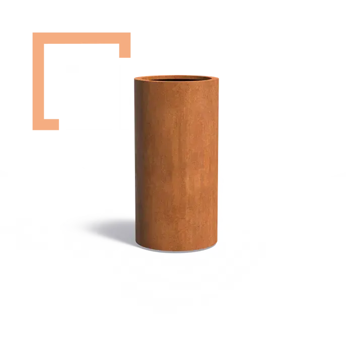 Cortenový květináč Circum