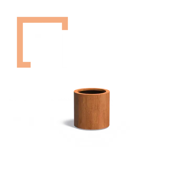 Cortenový květináč Circum