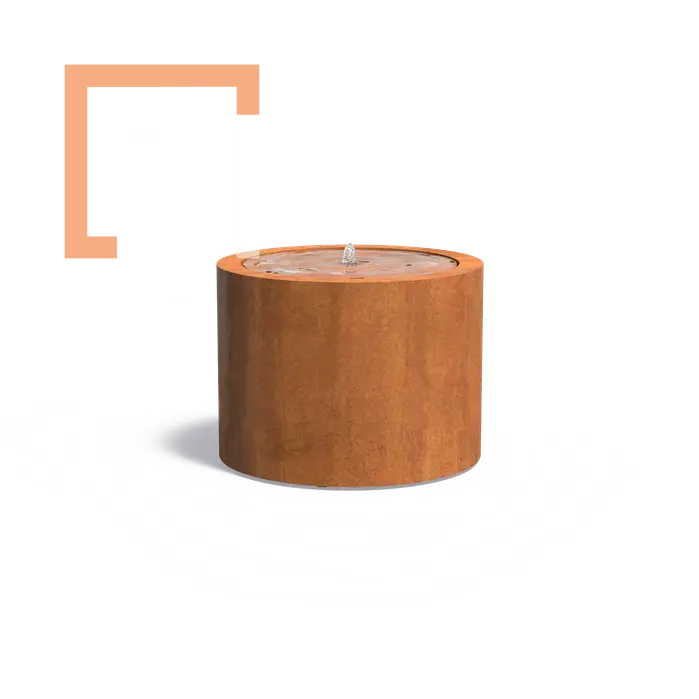 Cortenová fontána Table Round