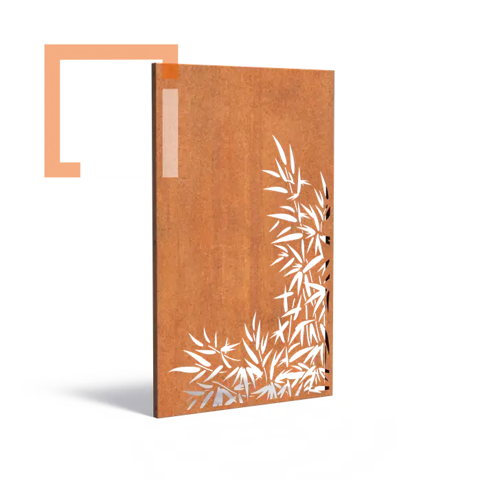 Cortenový dekorační panel