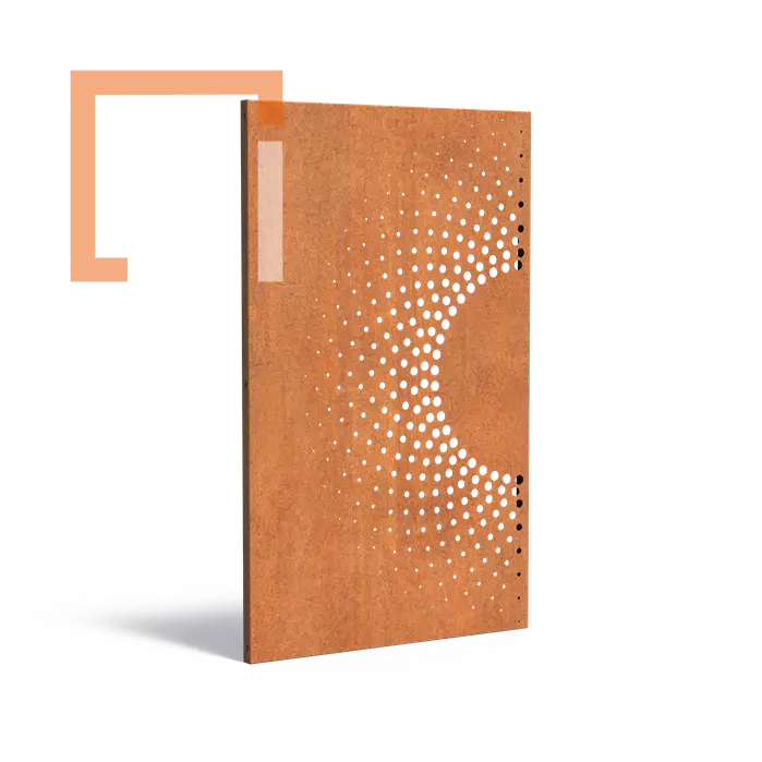 Cortenový dekorační panel