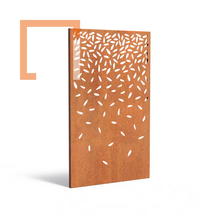 Cortenový dekorační panel