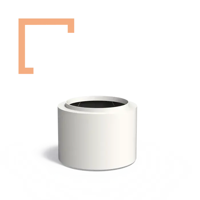 Hliníkový květináč Topic