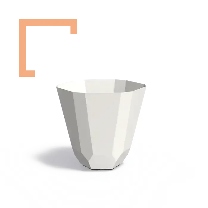 Hliníkový květináč Facet