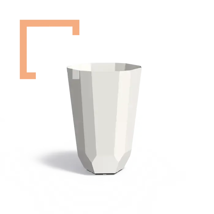 Hliníkový květináč Facet
