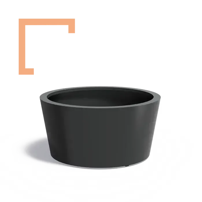 Hliníkový květináč Conic