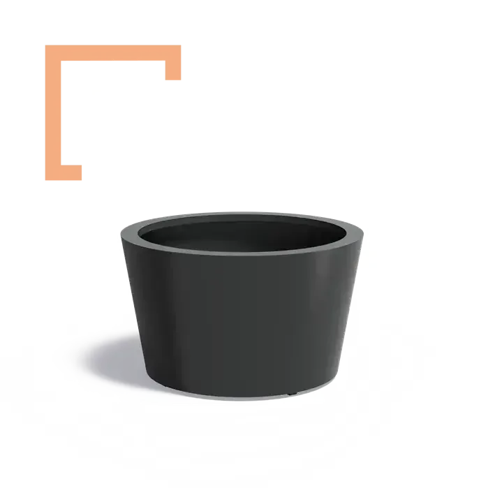 Hliníkový květináč Conic
