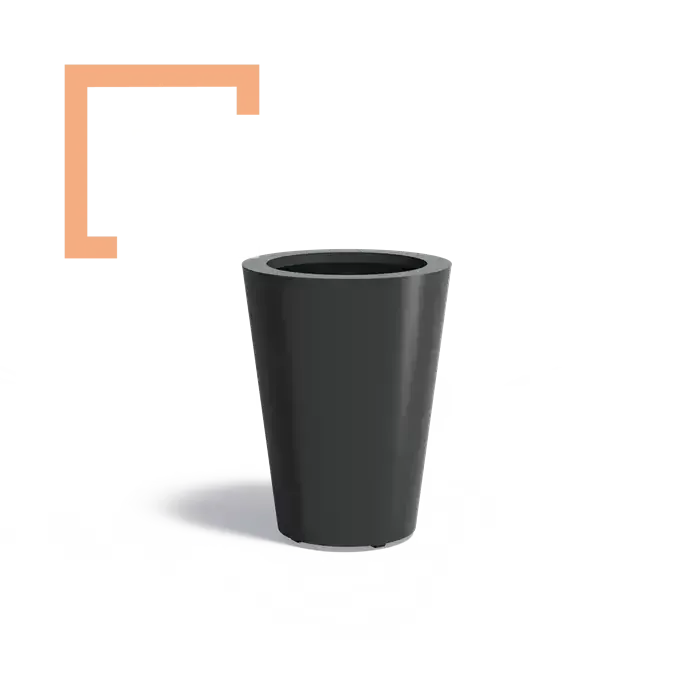 Hliníkový květináč Conic