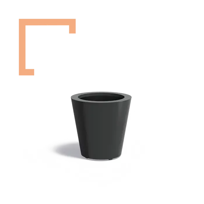 Hliníkový květináč Conic