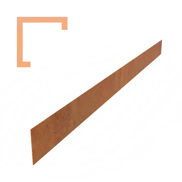Cortenový obrubník