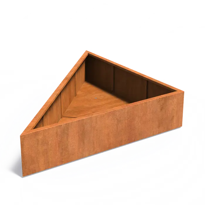 Cortenový květináč Triangle