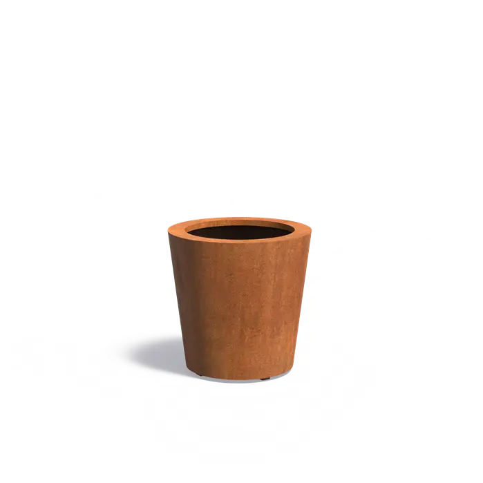 Cortenový květináč Conic