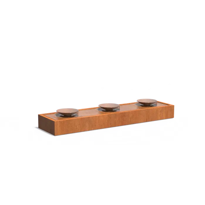 Cortenová fontána Table Bowls