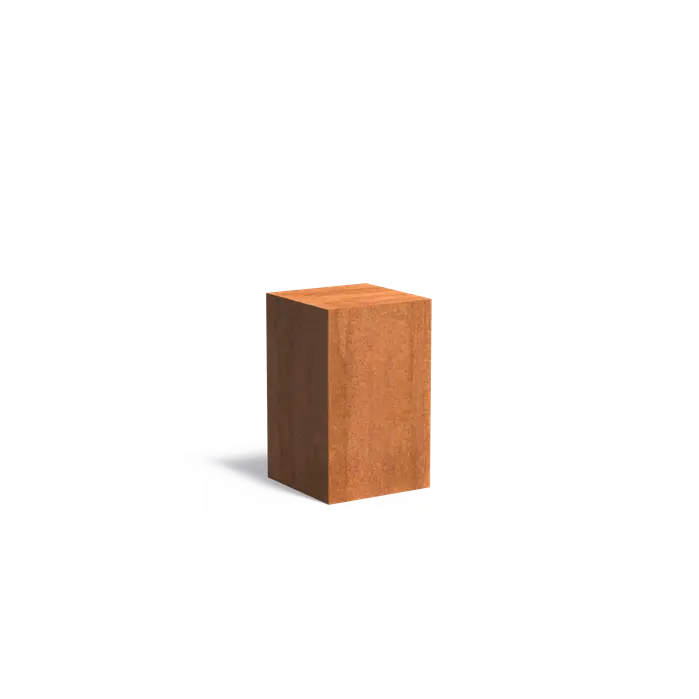 Cortenový blok (stolek)