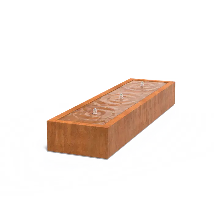 Cortenová fontána Table - 3 trysky