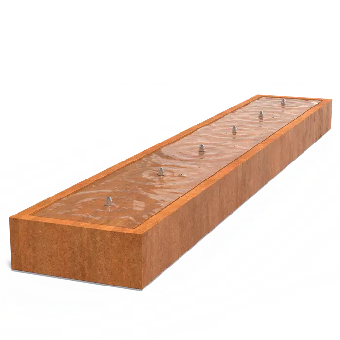 Cortenová fontána Table - 6 trysek