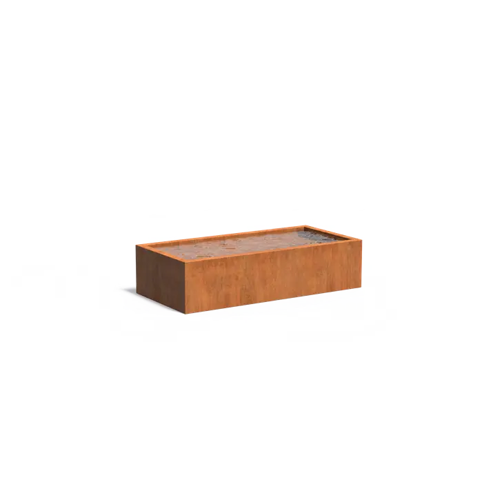 Cortenové jezírko - nádrž na vodu Pond