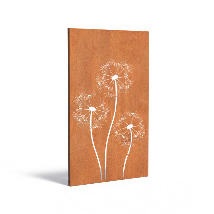 Cortenový dekorační panel