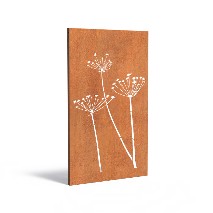 Cortenový dekorační panel