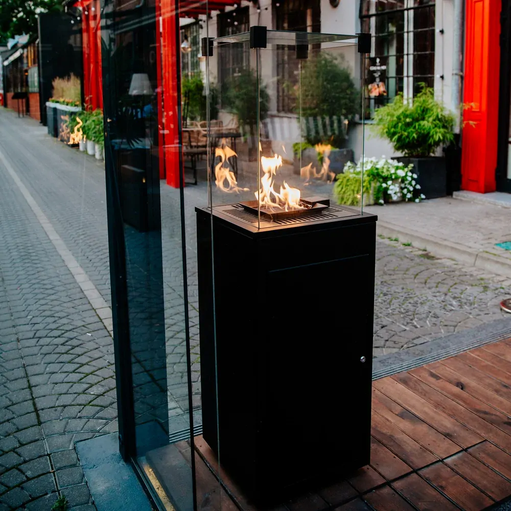 Plynové terasové topení Patio mini s manuálním ovládáním