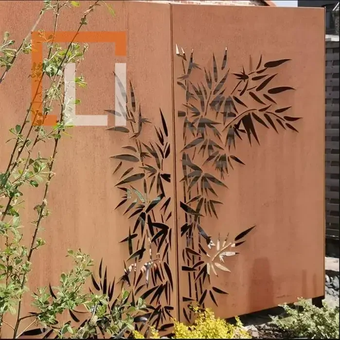 Cortenový dekorační panel